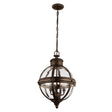 Adams 3-Light Pendant Ceiling Light Chandelier Bronze - Comet Lighting