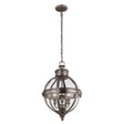 Adams 3-Light Pendant Ceiling Light Chandelier Nickel - Comet Lighting