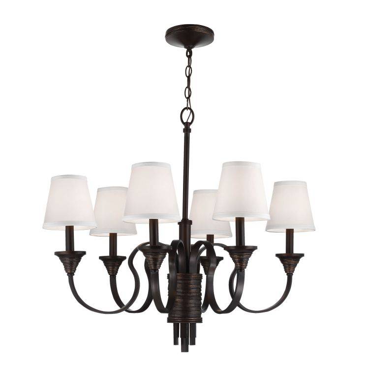 Arbor Creek 6Lt Chandelier - Comet Lighting