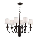 Arbor Creek 6Lt Chandelier - Comet Lighting