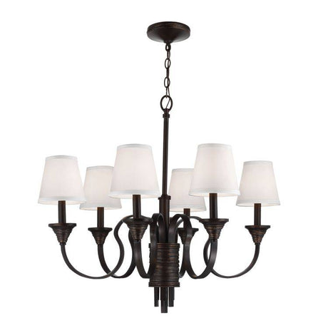 Arbor Creek 6Lt Chandelier - Comet Lighting