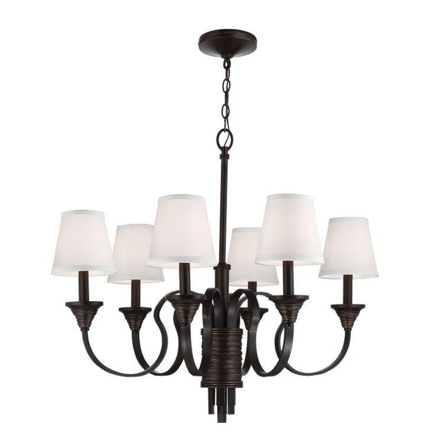 Arbor Creek 6Lt Chandelier - Comet Lighting