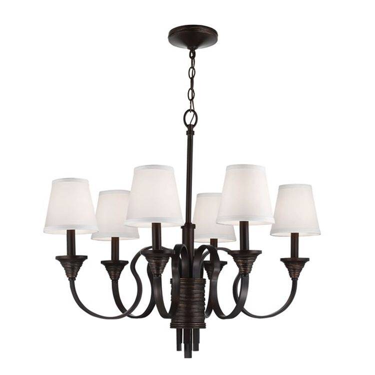 Arbor Creek 6Lt Chandelier - Comet Lighting