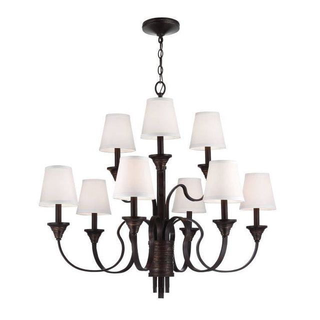 Arbor Creek 9Lt Chandelier - Comet Lighting