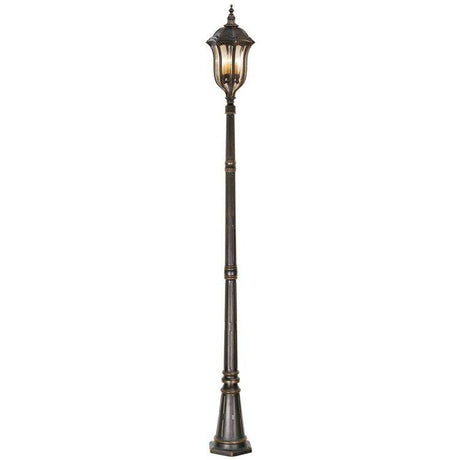 Baton Rouge Outdoor Lamp Post Walnut - Comet Lighting