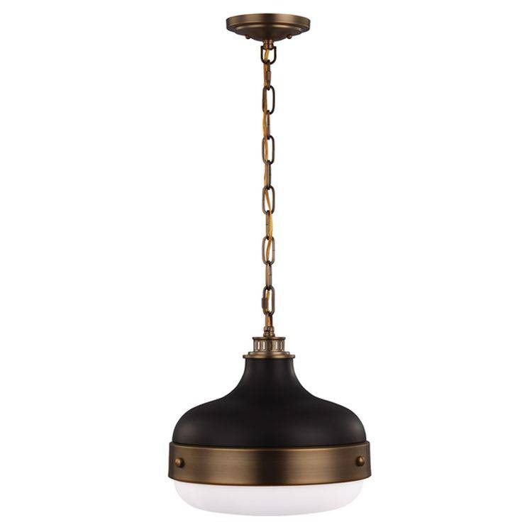 Cadence Pendant Ceiling Light Brass/Black - Comet Lighting