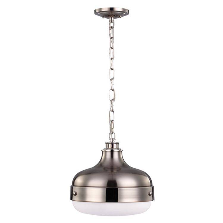 Cadence Pendant Ceiling Light Nickel/Steel - Comet Lighting