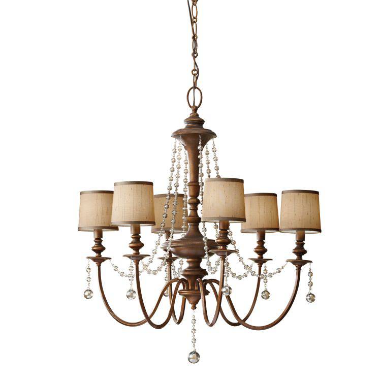 Clarissa 6-Light Chandelier - Comet Lighting