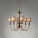 Clarissa 6-Light Chandelier - Comet Lighting