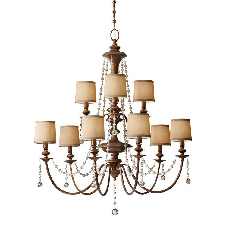 Clarissa 9-Light Chandelier - Comet Lighting