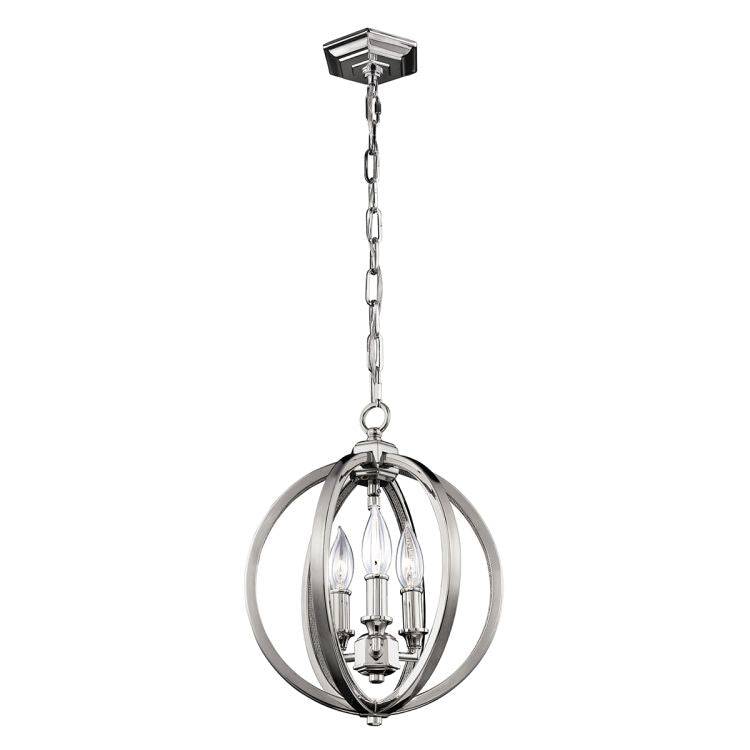 Corinne 3-Light Small Pendant - Comet Lighting