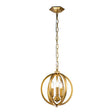 Corinne 3 Light Small Pendant Burnished Brass - Comet Lighting