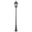 Cotswold Lane Outdoor Large Post Black - Comet Lighting