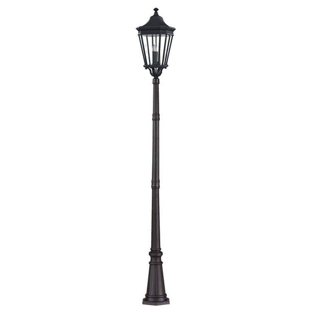 Cotswold Lane Outdoor Large Post Black - Comet Lighting