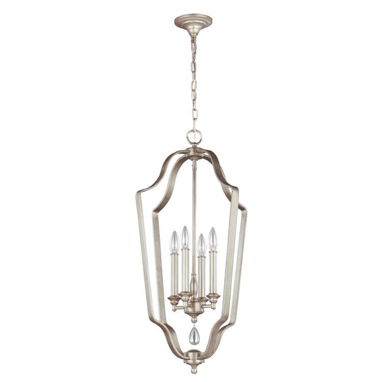 DeWitt 4-Light Foyer Chandelier - Comet Lighting