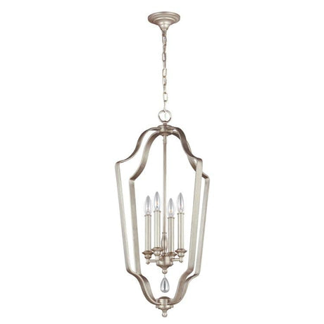 DeWitt 4-Light Foyer Chandelier - Comet Lighting