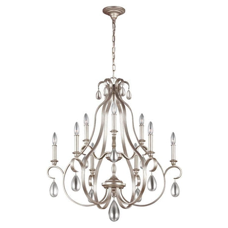 DeWitt 9-Light Chandelier - Comet Lighting