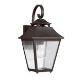 Galena 1 Light Medium Wall Lantern Sable - Comet Lighting