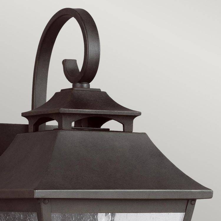 Galena 1 Light Medium Wall Lantern Sable - Comet Lighting