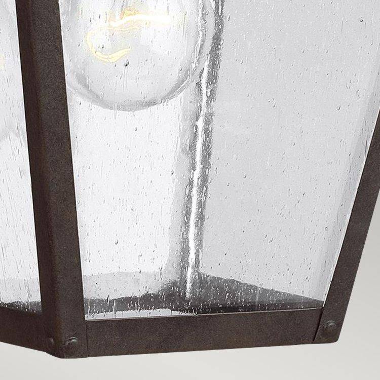 Galena 1 Light Medium Wall Lantern Sable - Comet Lighting