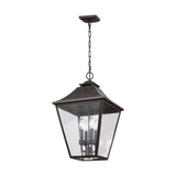 Galena 4 Light Chain Lantern Sable - Comet Lighting