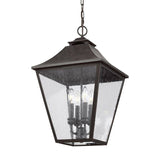 Galena 4 Light Chain Lantern Sable - Comet Lighting