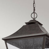 Galena 4 Light Chain Lantern Sable - Comet Lighting