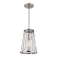 Harrow Small Pendant Ceiling Light Nickel - Comet Lighting