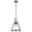 Hobson 1-Light Large Pendant Satin Nickel - Comet Lighting