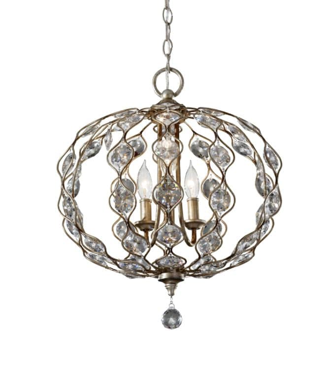 Leila 3-Light Chandelier - Comet Lighting