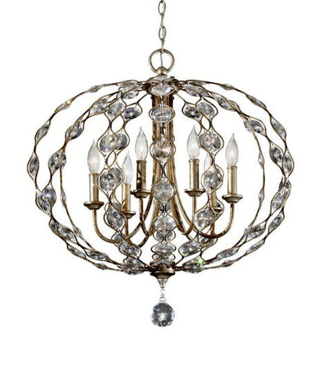 Leila 6-Light Chandelier - Comet Lighting