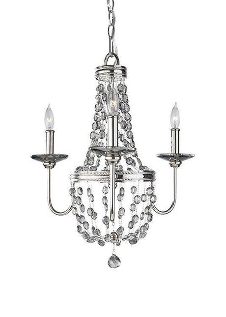 Malia 3Lt Chandelier - Comet Lighting