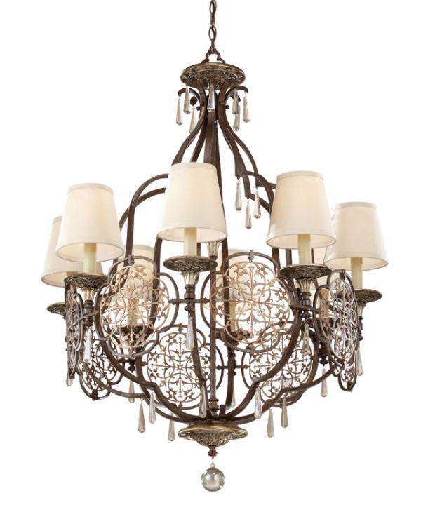 Marcella 8-Light Chandelier - Comet Lighting