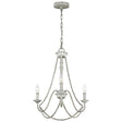 Maryville 3 Light Chandelier Washed Grey - Comet Lighting