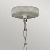 Maryville 3 Light Chandelier Washed Grey - Comet Lighting