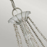 Maryville 6 Light Chandelier Washed Grey - Comet Lighting