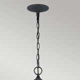 Nori 3 Light Chandelier Dark Weathered Zinc with Driftwood Grey - Comet Lighting