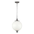 Parkman Large Pendant Ceiling Light Nickel - Comet Lighting