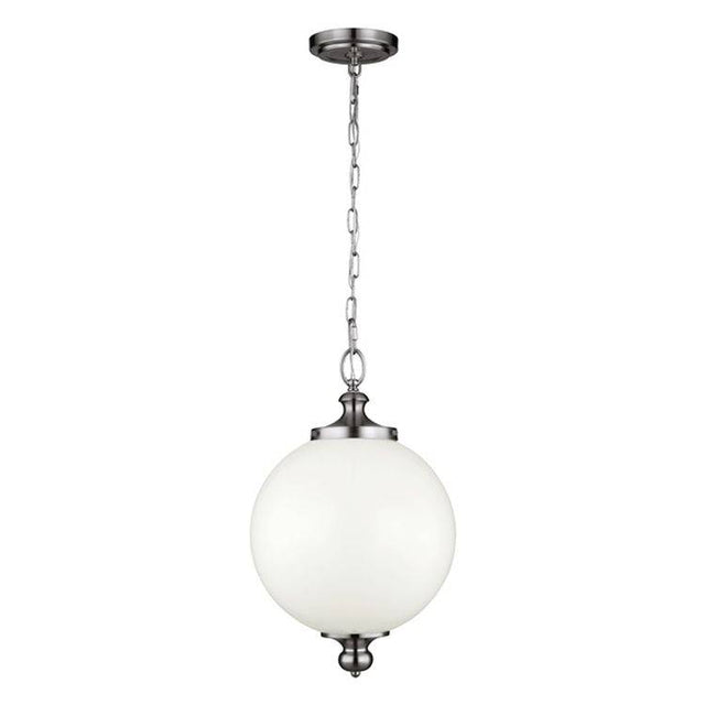 Parkman Large Pendant Ceiling Light Nickel - Comet Lighting