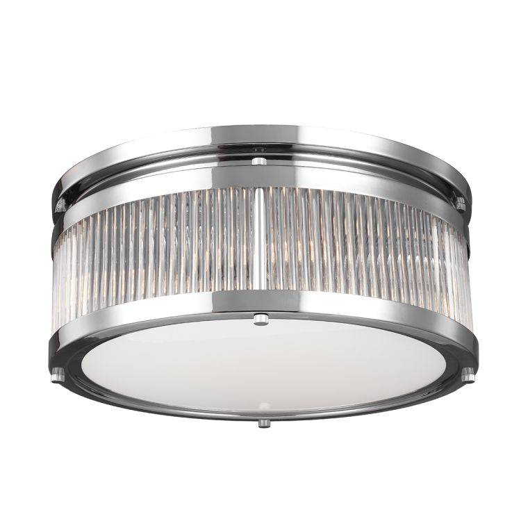 Paulson 4-Light Flush Ceiling Light - Comet Lighting