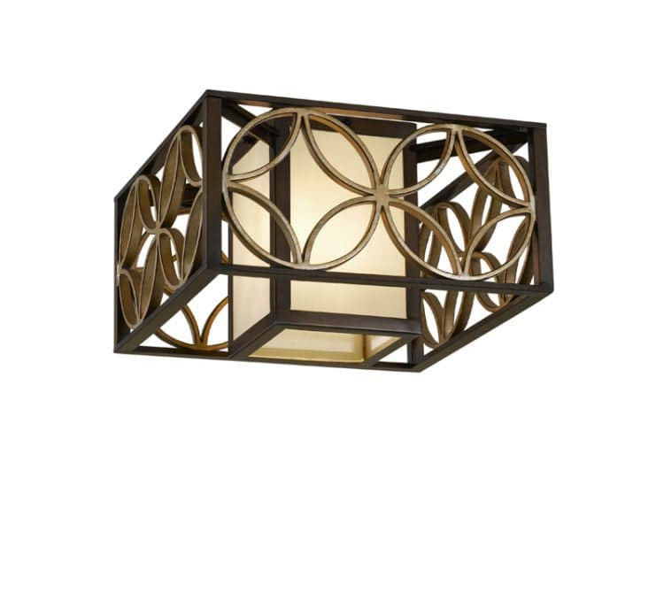 Remy 2-Light Flush Ceiling Light Bronze - Comet Lighting