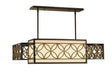 Remy 4-Light Pendant Ceiling Light Bronze/Gold - Comet Lighting