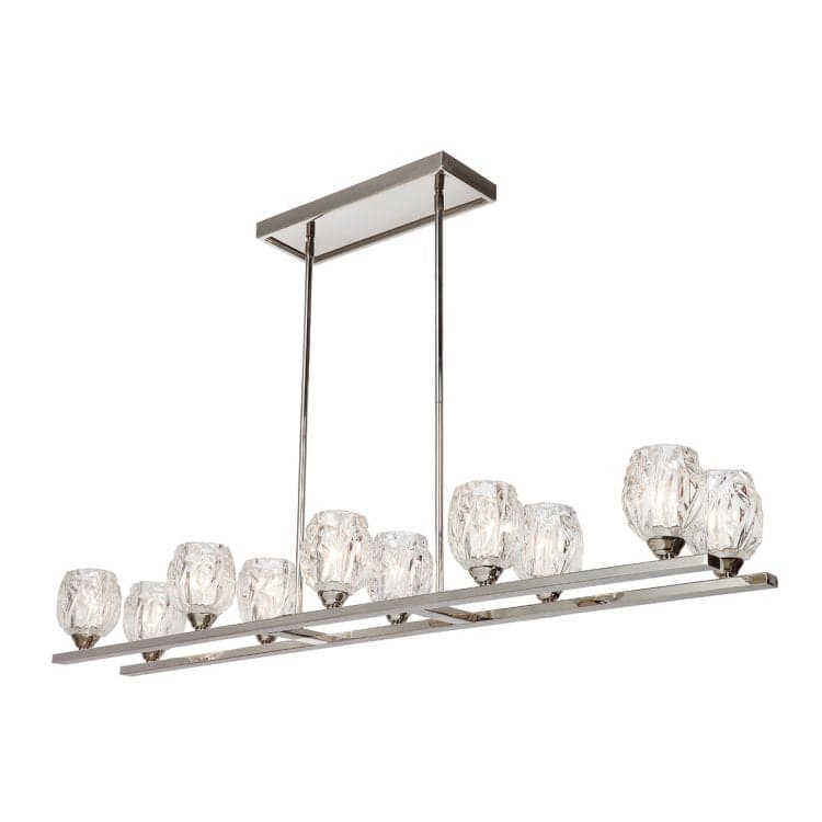 Rubin 10-Light Island Chandelier - Comet Lighting