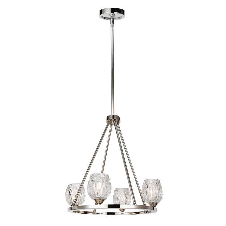 Rubin 4-Light Chandelier - Comet Lighting