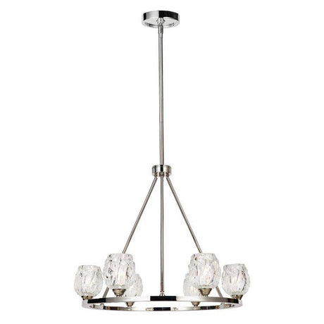 Rubin 6-Light Chandelier - Comet Lighting