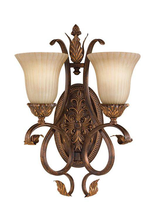 Sonoma Valley 2-Light Wall Light Tortoise Shell - Comet Lighting