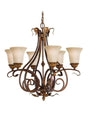 Sonoma Valley 6-Light Chandelier - Comet Lighting