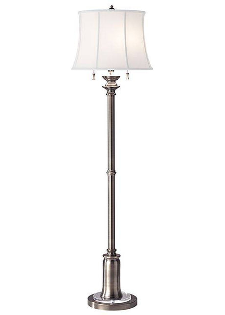 Stateroom 2-Light Floor Lamp Antique Nickel - Comet Lighting