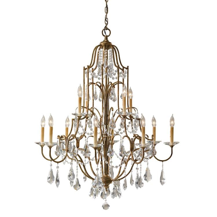 Valentina 12-Light Multi-Tier Chandelier - Comet Lighting