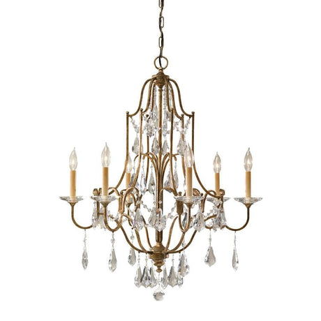 Valentina 6-Light Chandelier - Comet Lighting